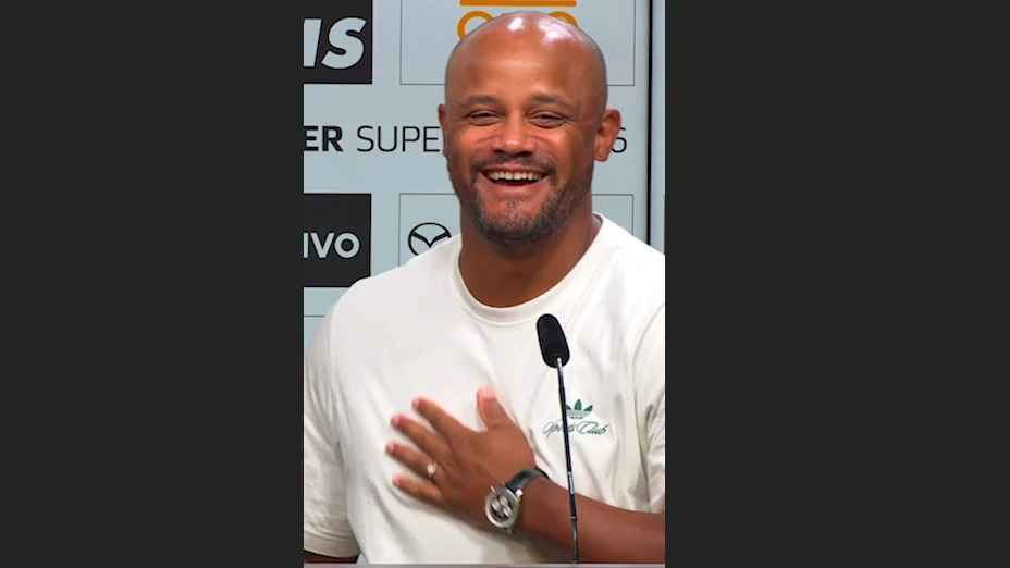 Vincent Kompany salue la professionnalité des joueurs après le Supercup